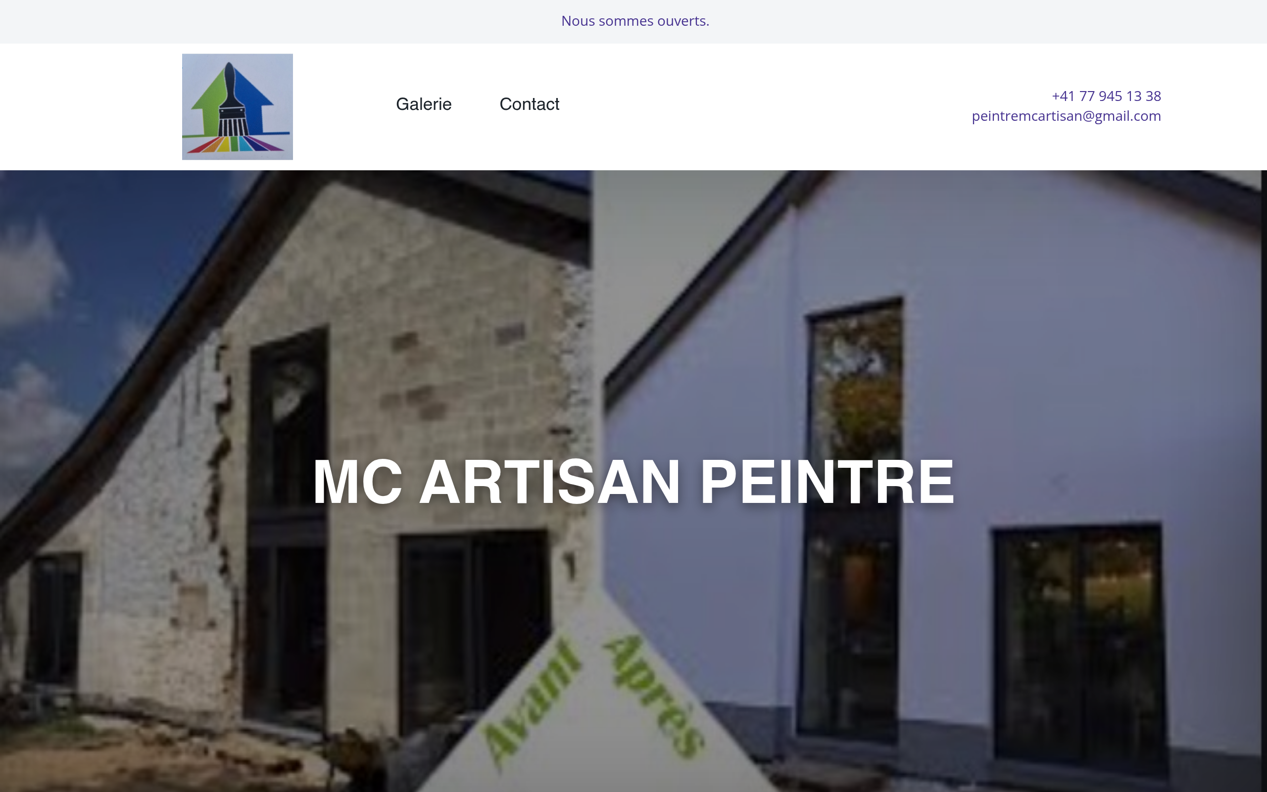MC Artisan Peintre — Site original
