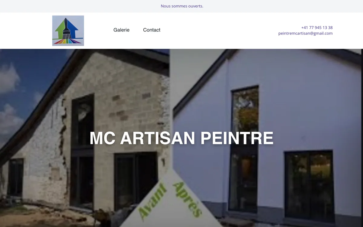 MC Artisan Peintre — Site original